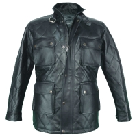 Quilted Military - Black