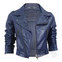 Blue Biker Jacket