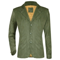 Suede Blazer Jacket M140-#Dark Green