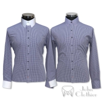 Tab Blue Gingham Checks