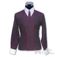 Spear Maroon Oxford