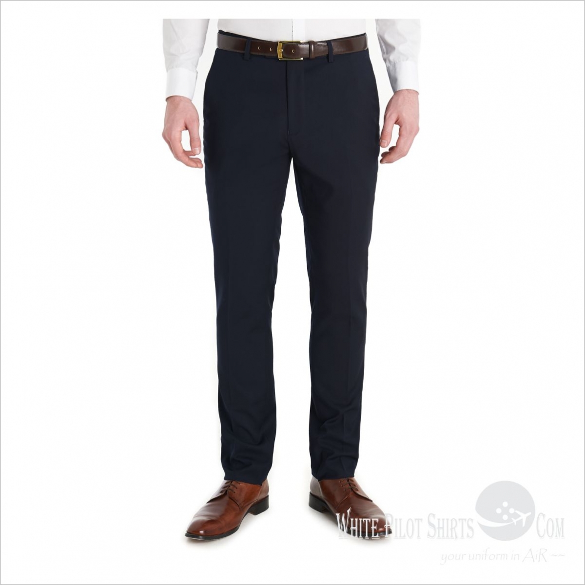 Woollen Trousers Navy - 100% Wool | Trousers | Men's Trousers White ...
